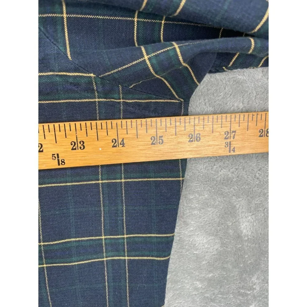 Polo‎ Ralph Lauren Men's Shirt Classic Fit XL Long Sleeve Black Plaid Button Up